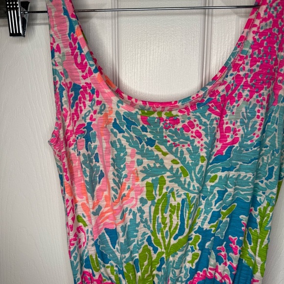 Lilly Pulitzer Tria Maxi Dress Lets Cha Cha Size Xtra Small GUC 100% Cotton - Picture 3 of 7